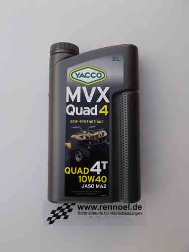 YACCO MVX Quad 4T SAE 10W-40  -  2 ltr. Kan.